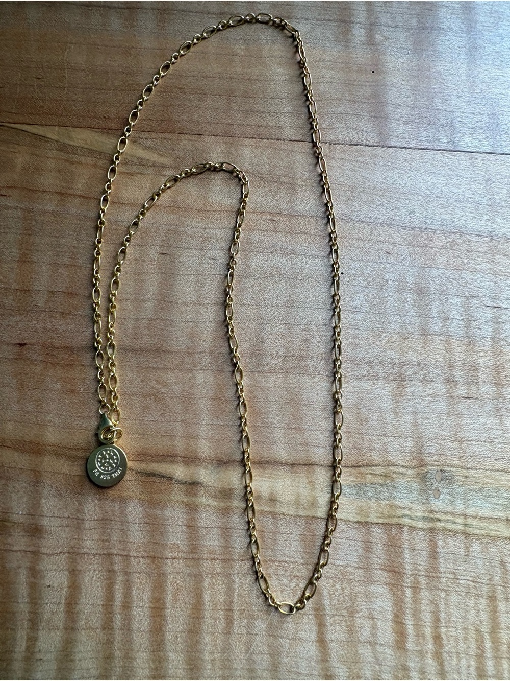 Freida Rothman Gold Over 925 Sterling Silver Chain Necklace - 24”